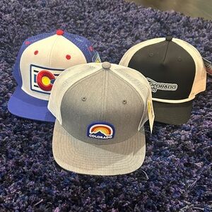 Colorado Trucker Hats Set brand new Colorado Limited hats set of three